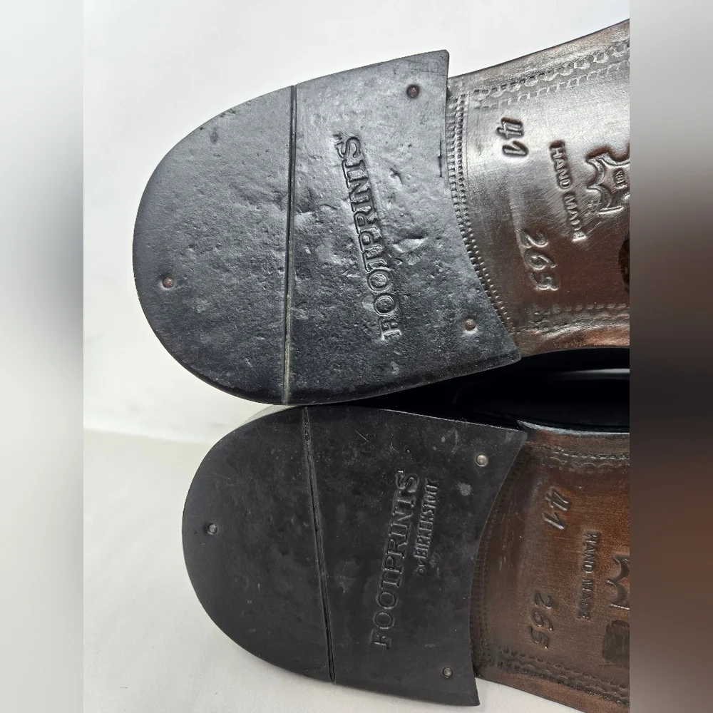 Footprints By Birkenstock Mens 41=8 To 8.5 Cornwall Chukka Boots Black Leather